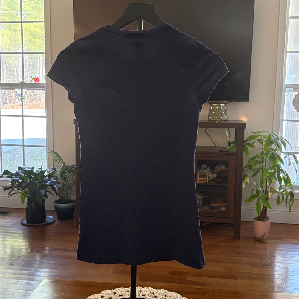 Vintage Short and Proud Navy Cotton Tee - Picture 5 of 5